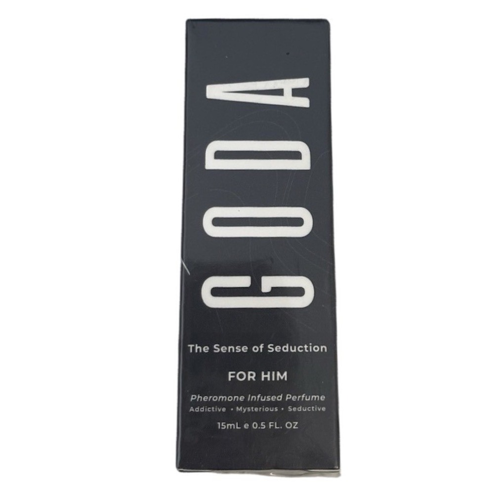 GODA For Him Pheromone Infused Perfume 15mL 0.5oz Floral Amber New Sealed